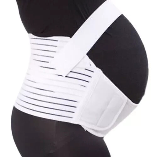 Maternity Pregnancy Lumbar Support Band Belt Bump Belly Waist Lower Back Brace