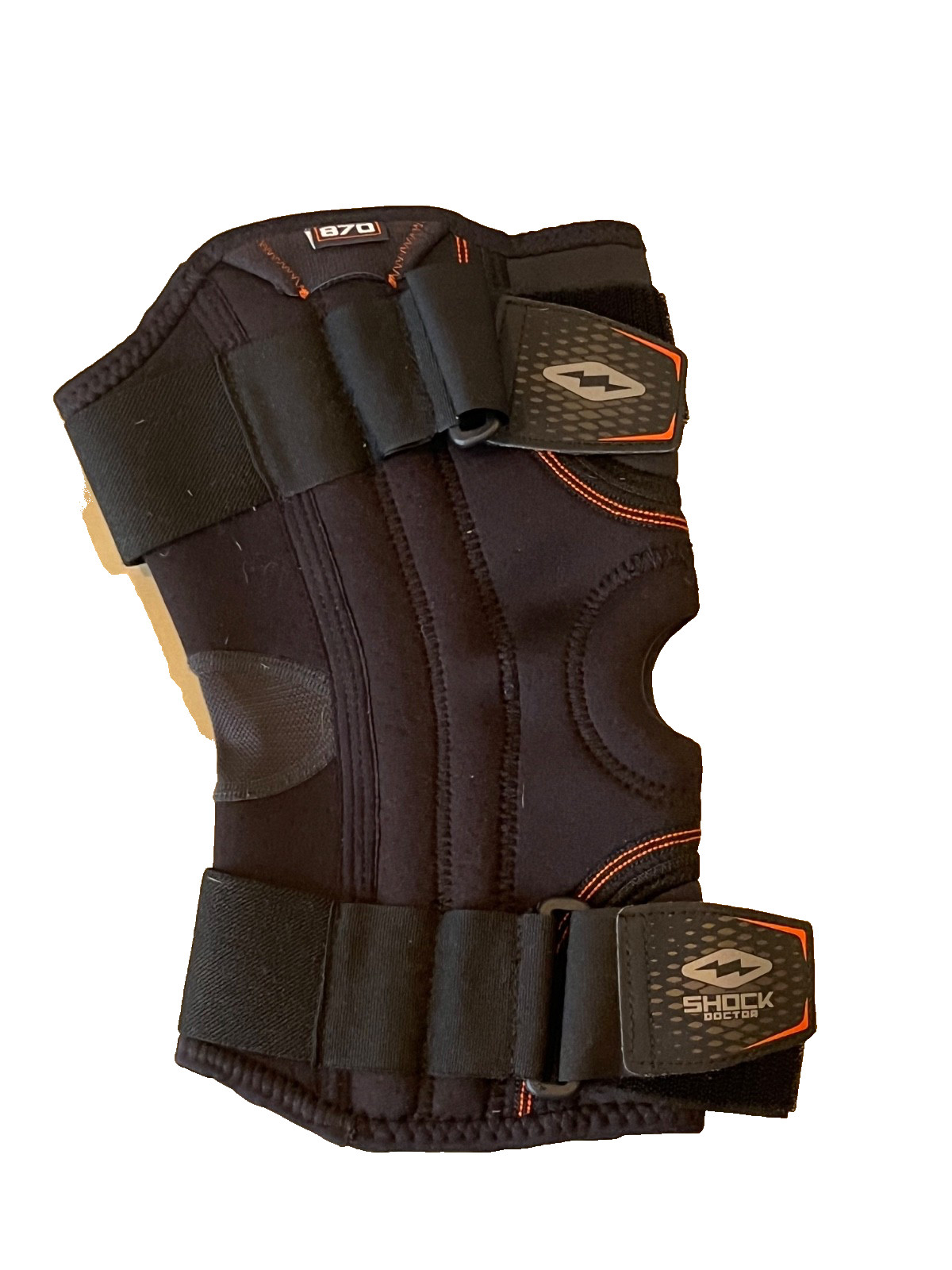 SHOCK DOCTOR 870 NEOPRENE ADJUSTABLE KNEE BRACE SIZE LARGE ADULT