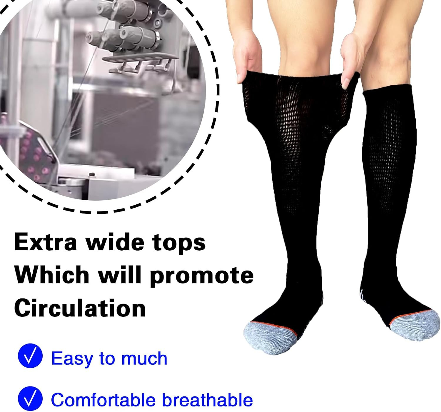 Walking Boot Socks Air Cam Walker Cast Socks 2 Pairs Fracture Boot Brace Sock Su