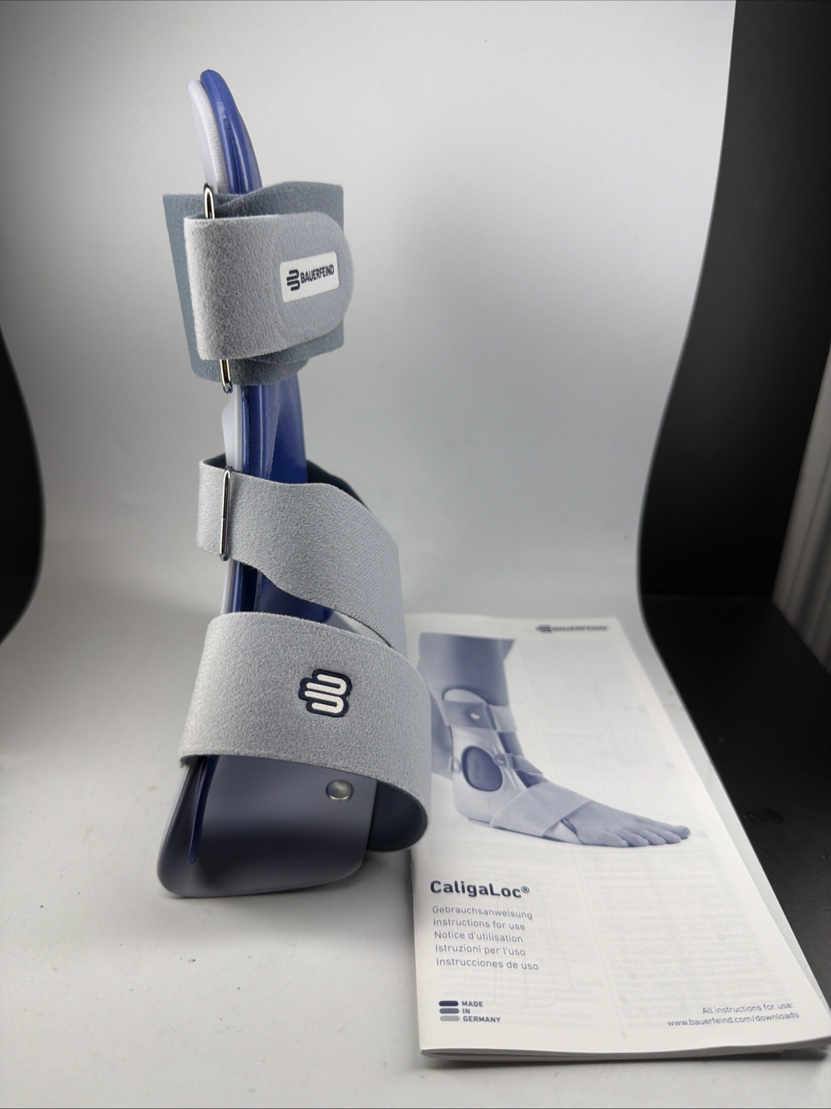 Bauerfeind CaligaLoc Ankle Brace Splint SIZE 1 RIGHT Medial Lateral Support $229