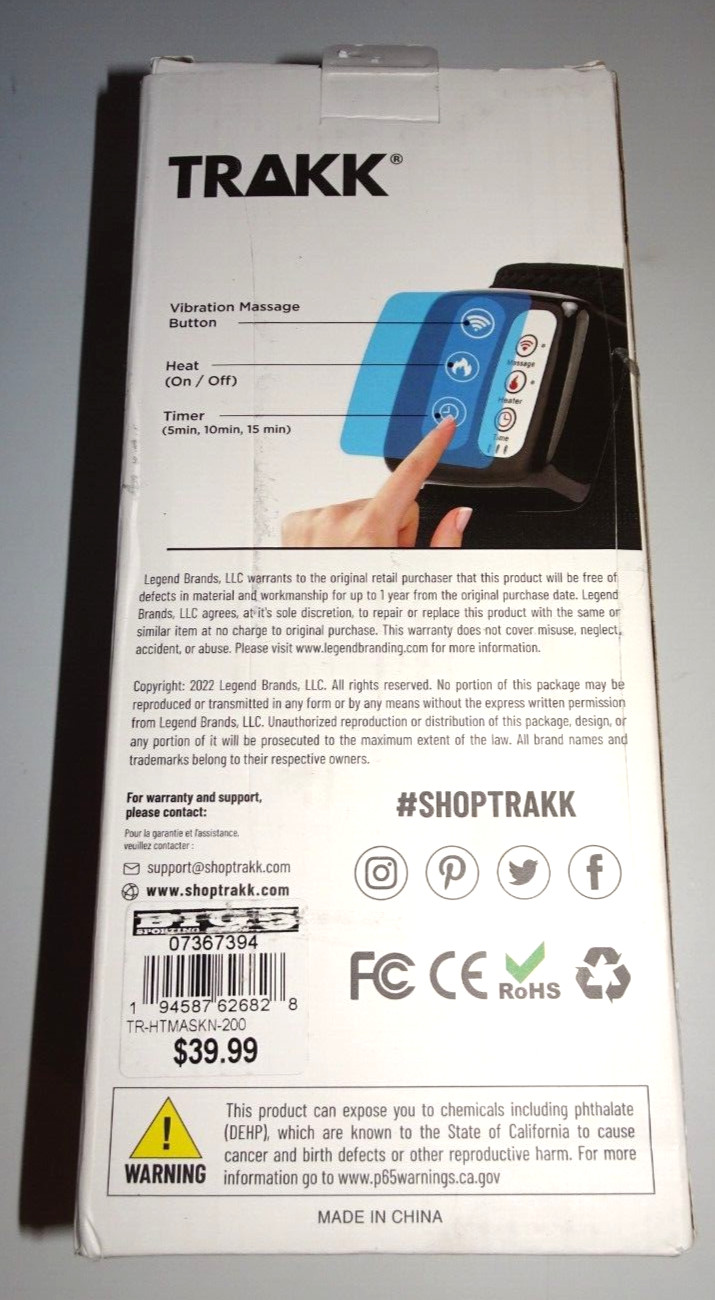 Knee Heating Massager for Muscles, Pain Reliever by TRAKK