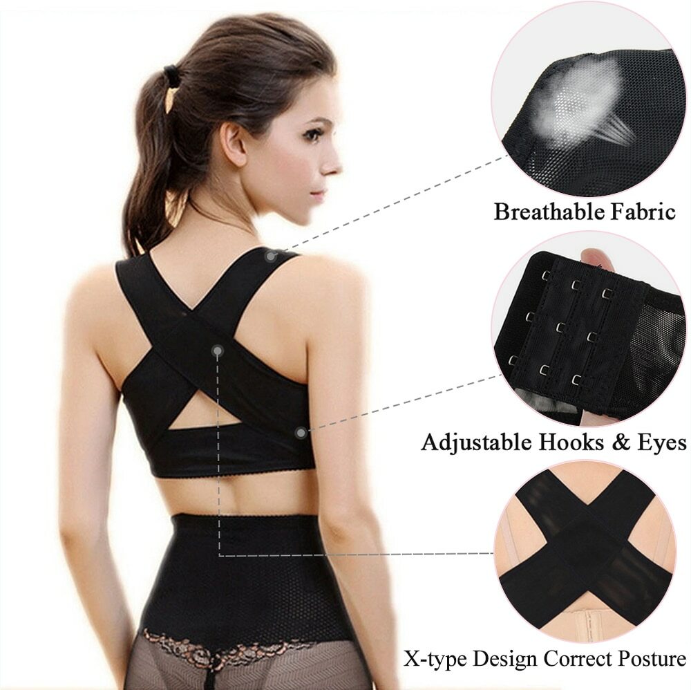 Soporte Ortopédico de Mujer Corrector de Postura Dolor Espalda y Hombros OFERTA