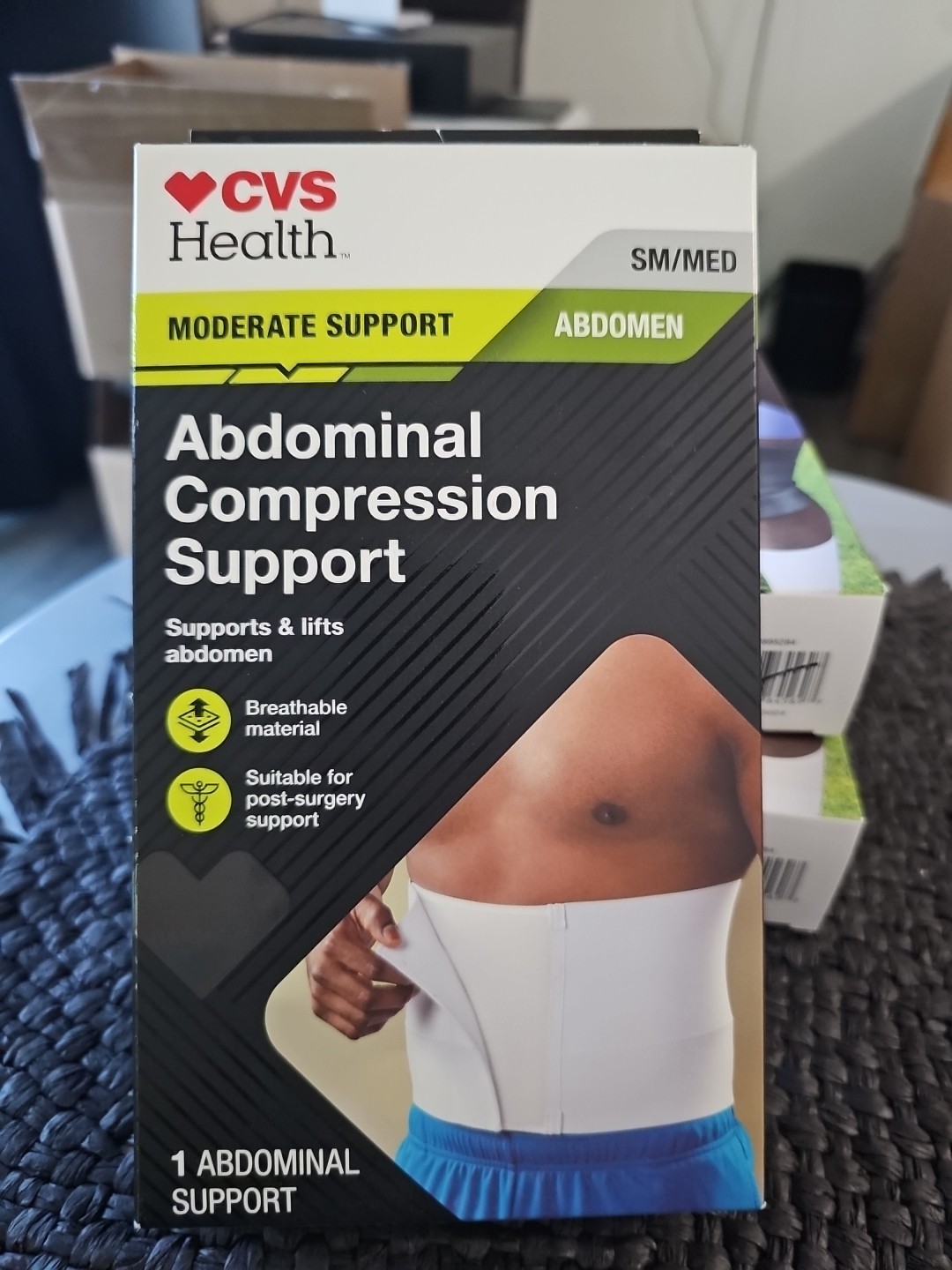 CVS Health abdominal compression support, Moderate Support Size SM/MED
