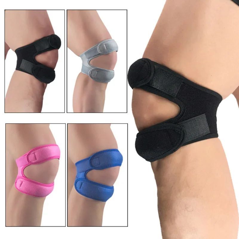 Nylon Knee Support Pad – Adjustable Leg Protector Neoprene Sportswear Safety 1pc