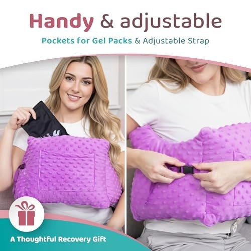 Post Mastectomy Pillow for Surgery Recovery – Washable Comfort & Support, Breast