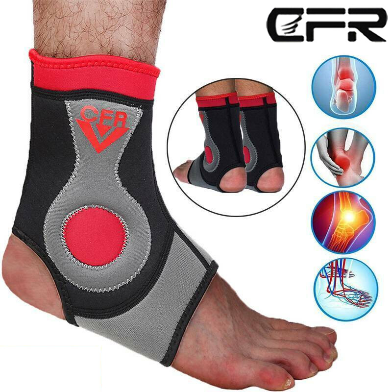 Ankle Support Brace Compression Sleeve Plantar Fasciitis Foot Wrap Pain Relief