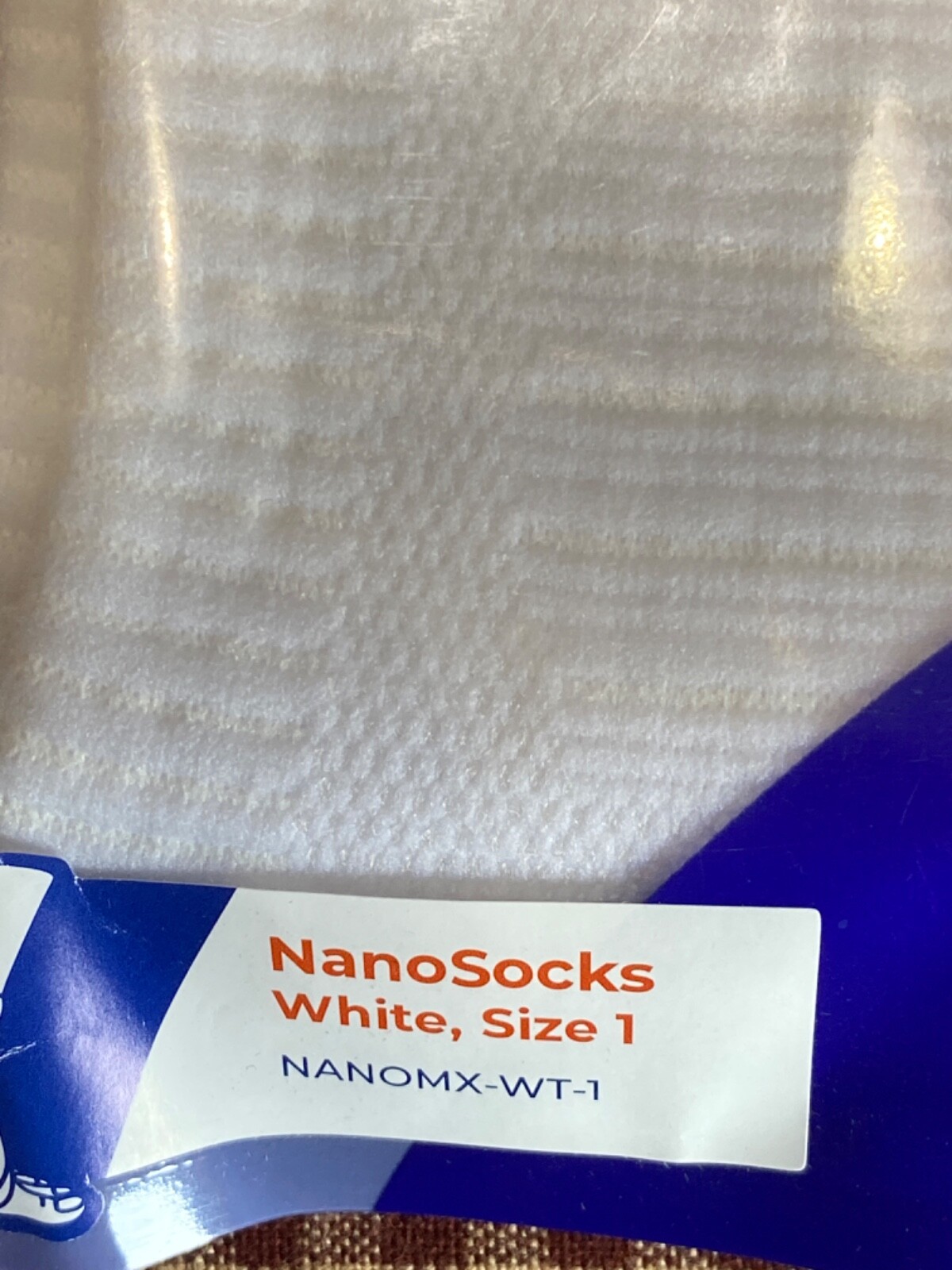 Nanosocks 3D Nano-Weave Technology Nanomx-WT-1 White Size 1 NIP