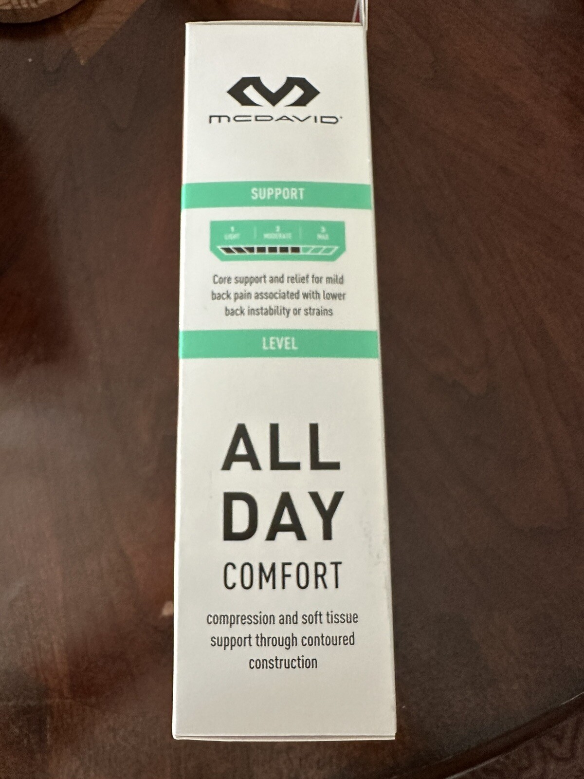 McDavid Sport Compression Back Support Wrap Sz L/XL Black Level 2 NEW