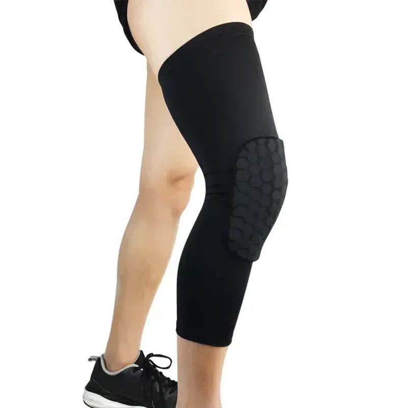 1PC Sports Knee Support Compression Brace, Adjustable Knee Pad for Volleyball, B