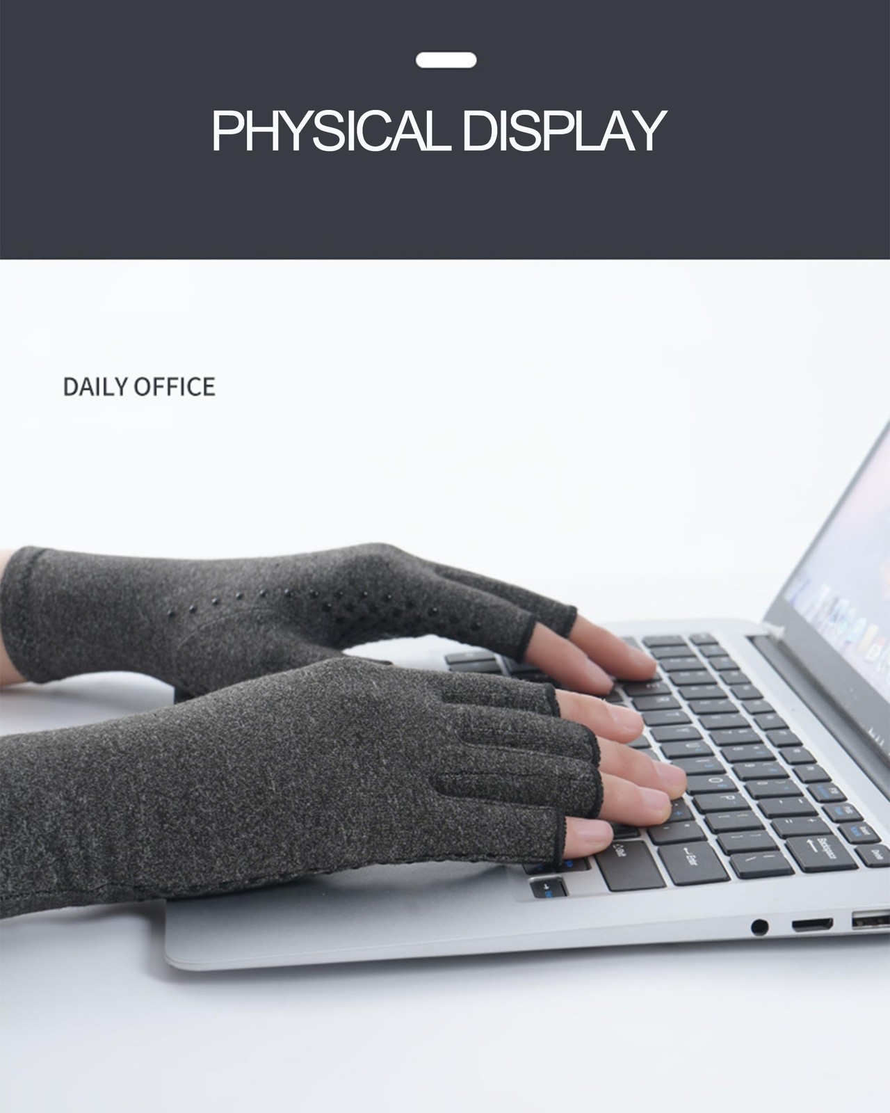 Bawnhaw Fingerless Compression Gloves for Women Men, Carpal Tunnel Pain Relie…