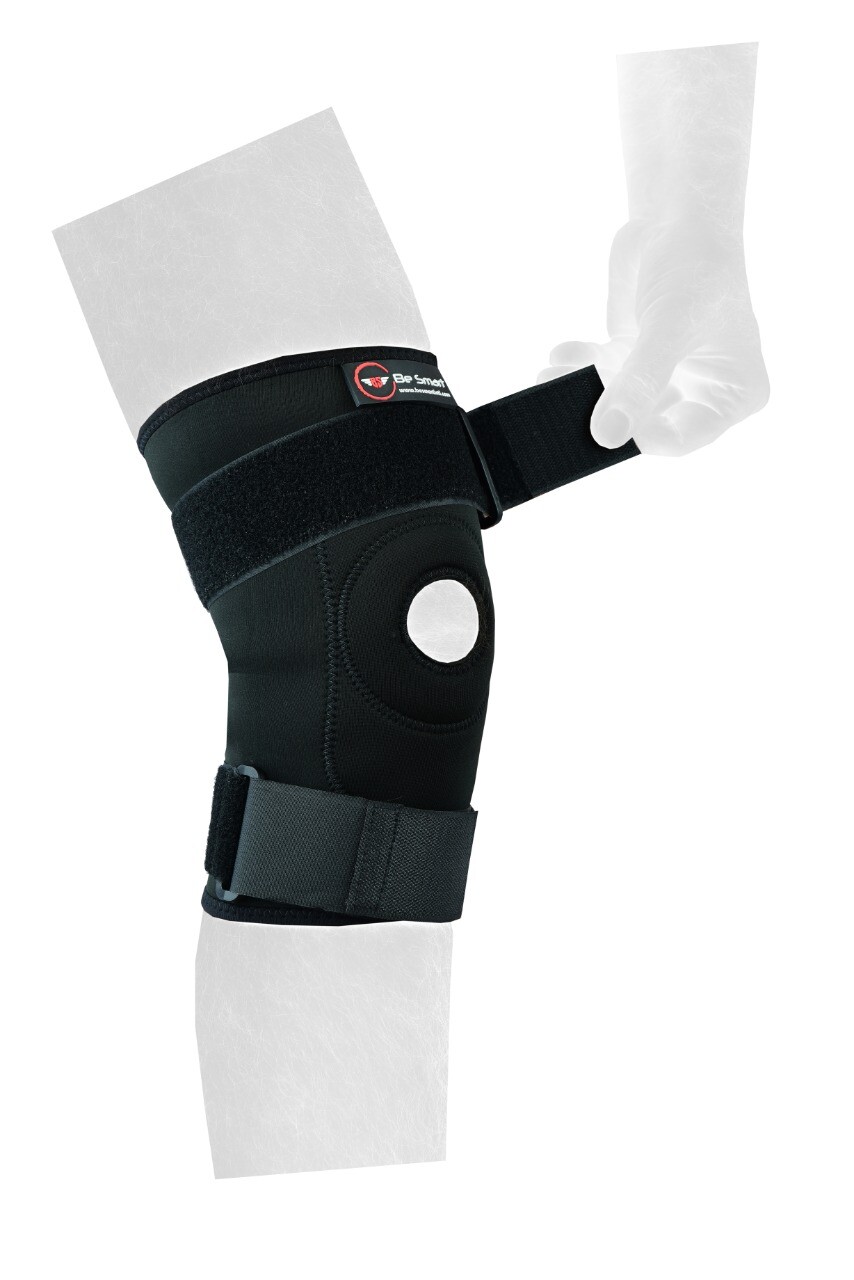 Adjustable Knee Support Open Patella Stabilising Brace Sleeve Running Arthritis