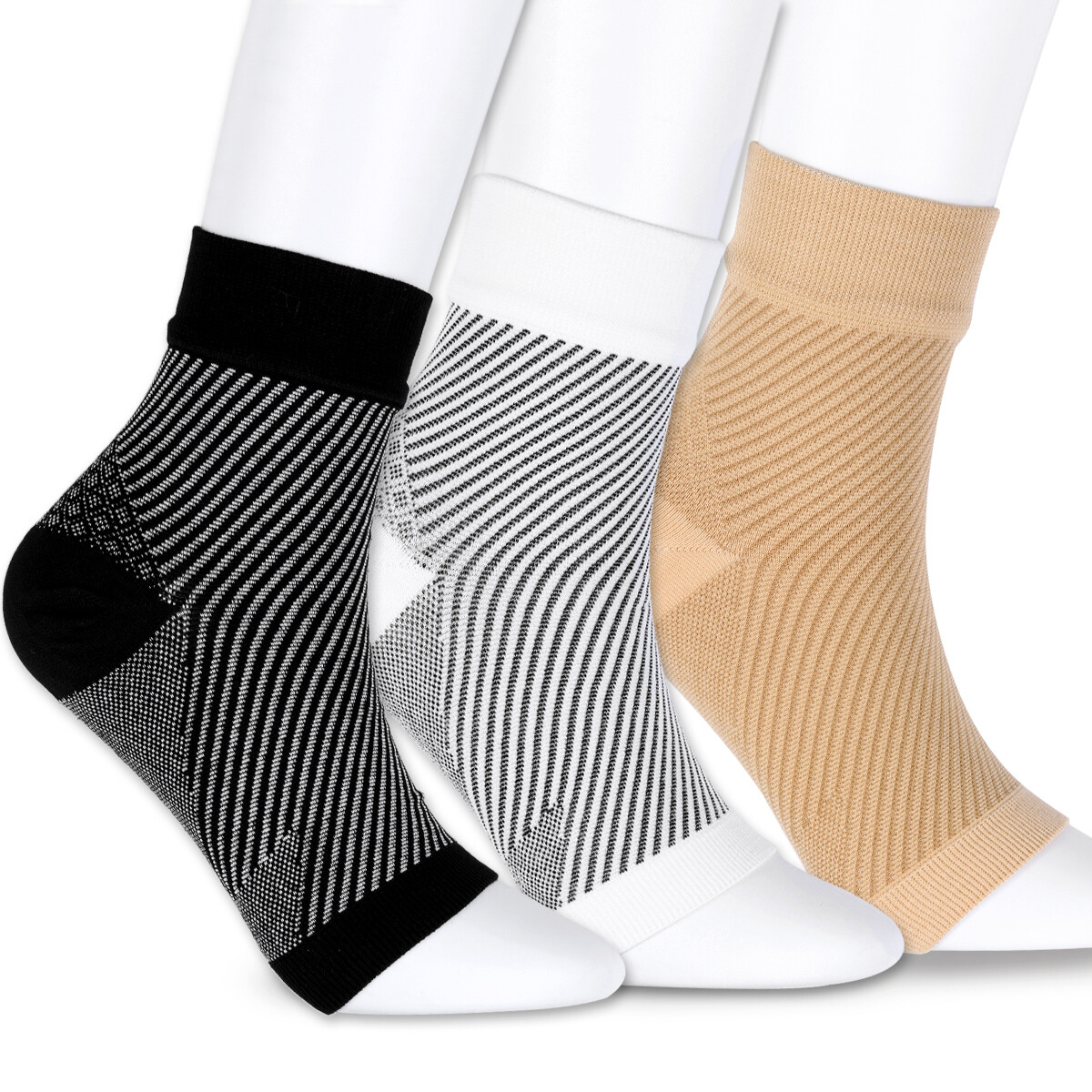 Multi Zone Compression Sleeves Plantar Fasciitis Foot Care for Joint Pain Relief