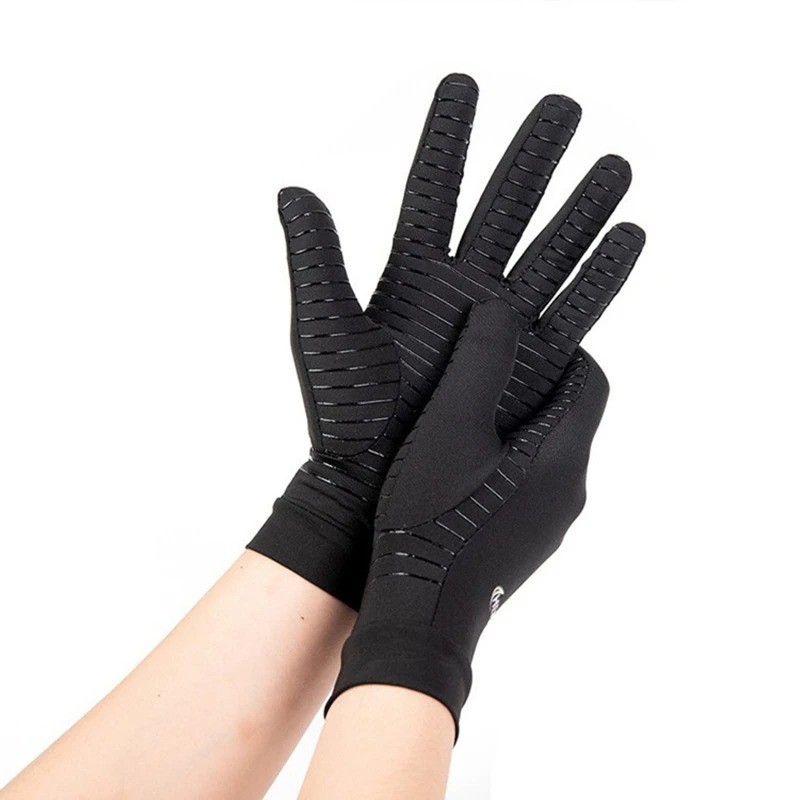 Copper Arthritis Compression Gloves Hand Support Pain Relief Joint Self Care