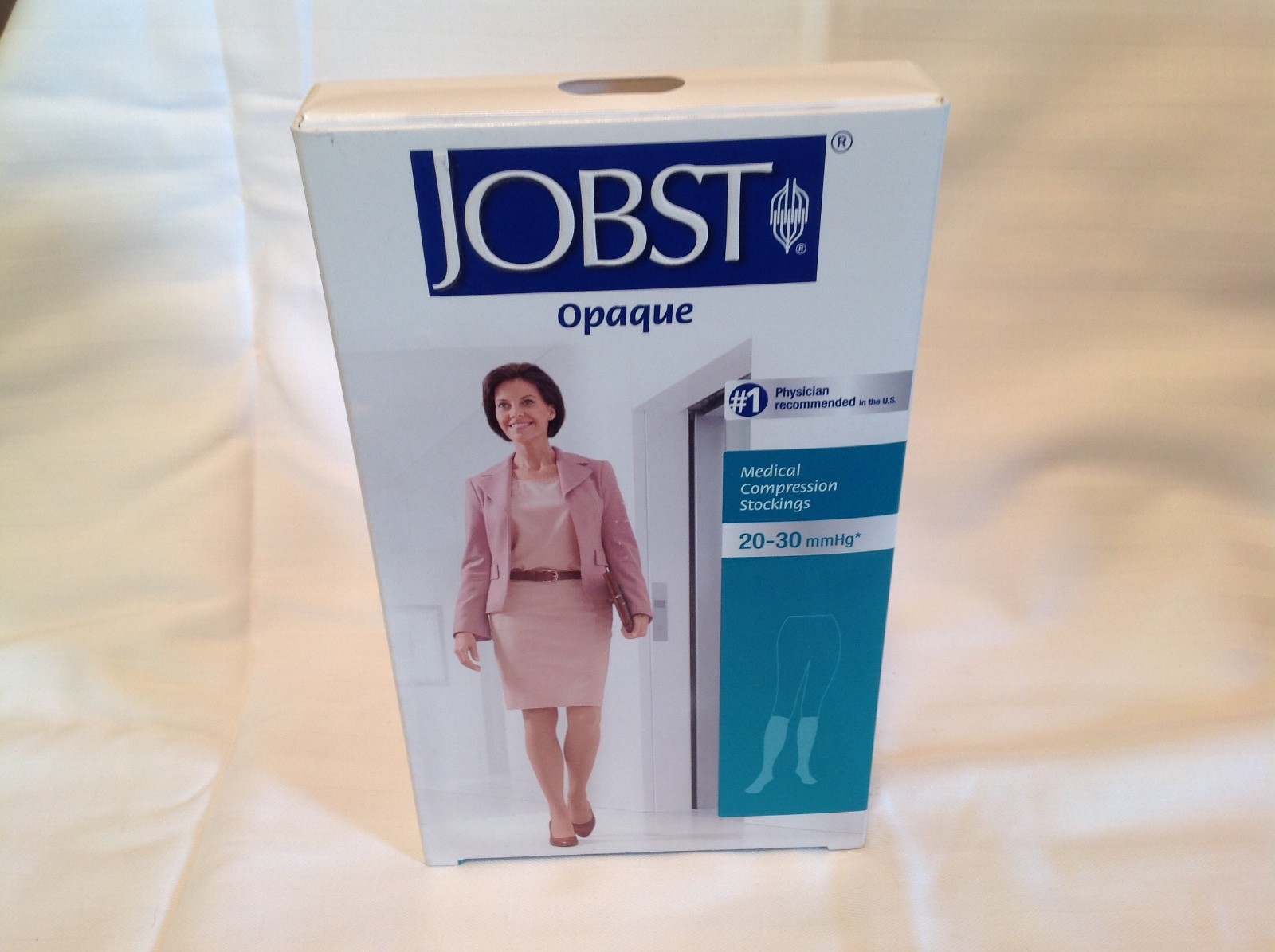 JOBST Medical LegWear Knee High 20-30 mmHg Opaque Medium Silky Beige 1 Pair