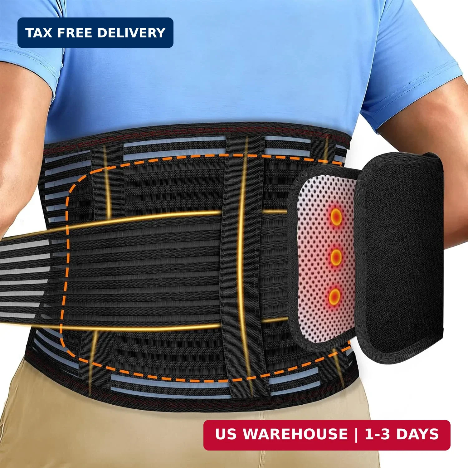Back Support for Low Back Pain, Waist Support Back Support belt, for Scoliosis a