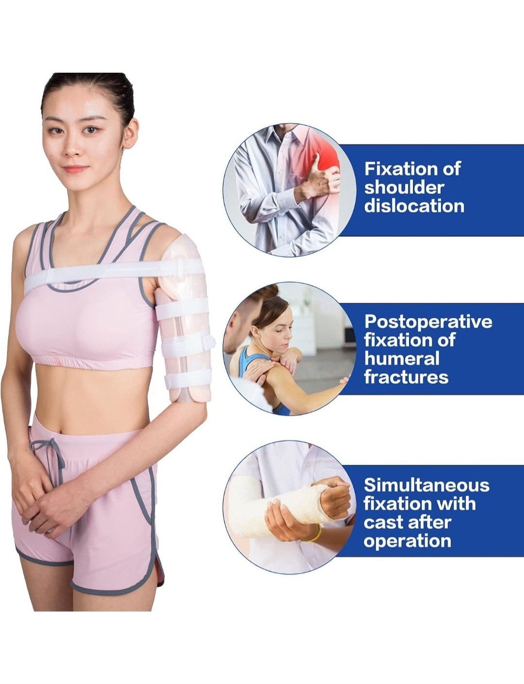 Humeral Shaft Fracture Splint Brace (Lightweight and Breathable) – XL