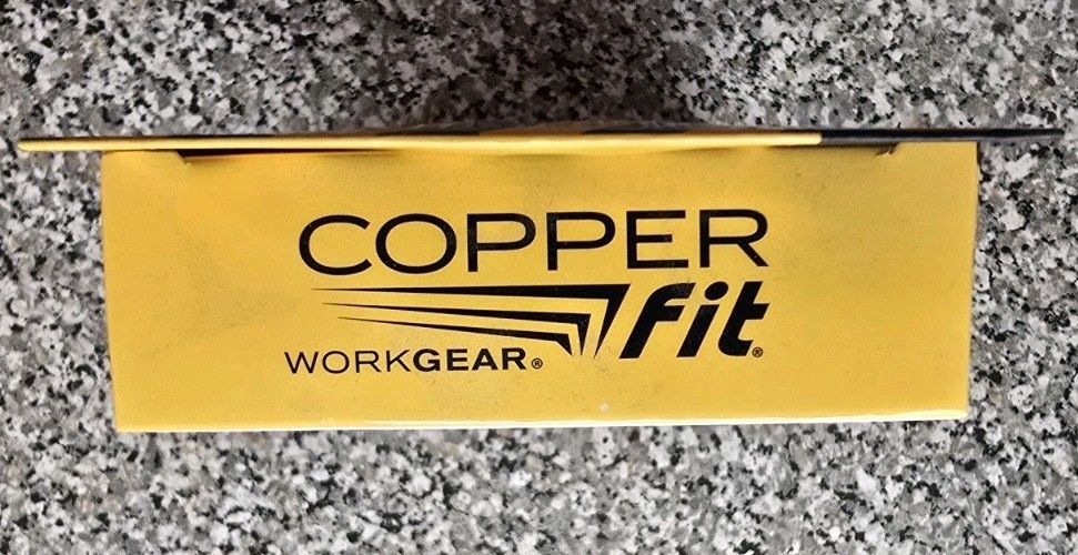 COPPER FIT Work Gear Large/Extra Large 3.75″-4.50″ Compression Gloves. NEW. 1 PR