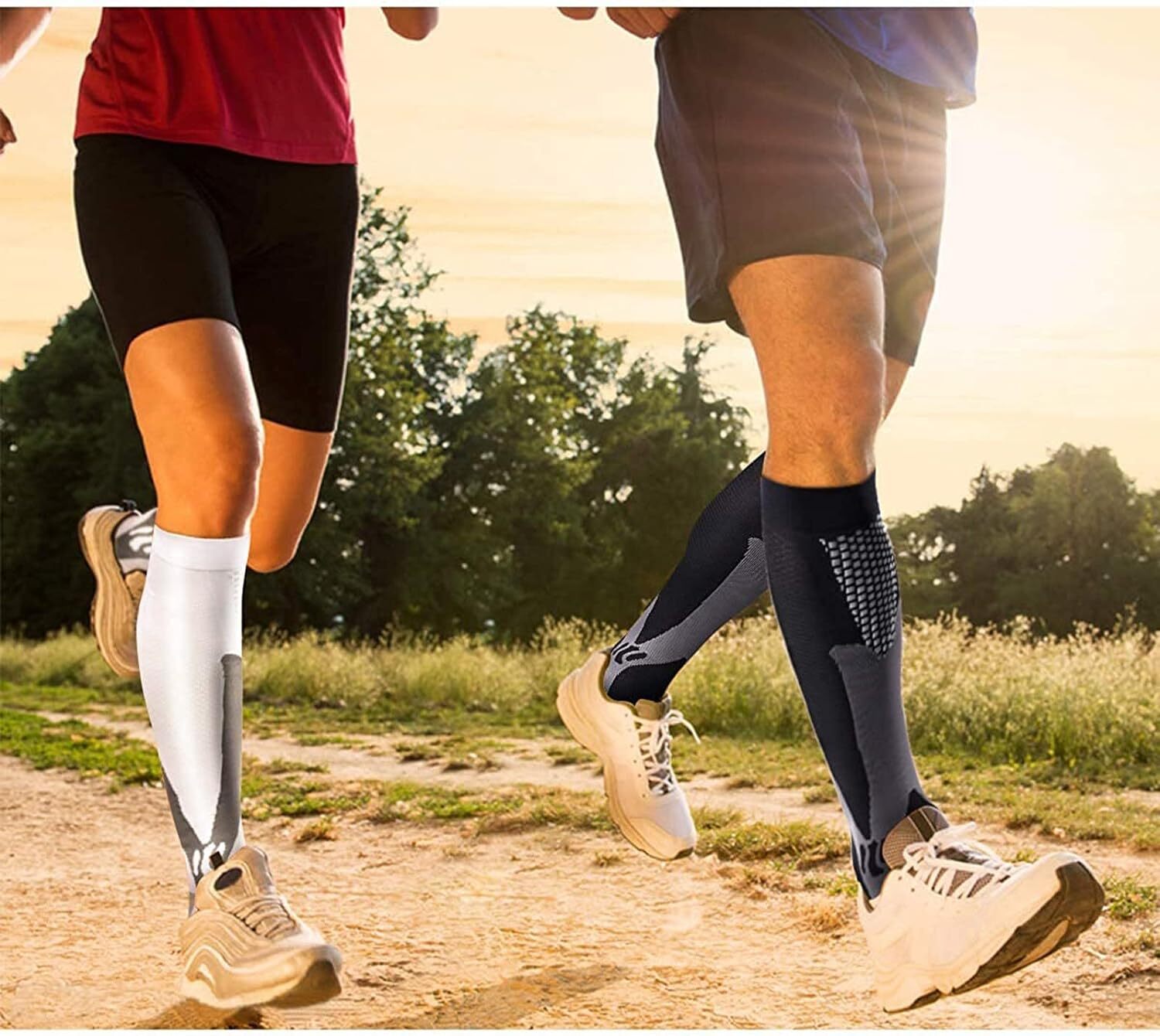 Professional Compression Socks Stockings Women Men Knee High 20-30 mmHG