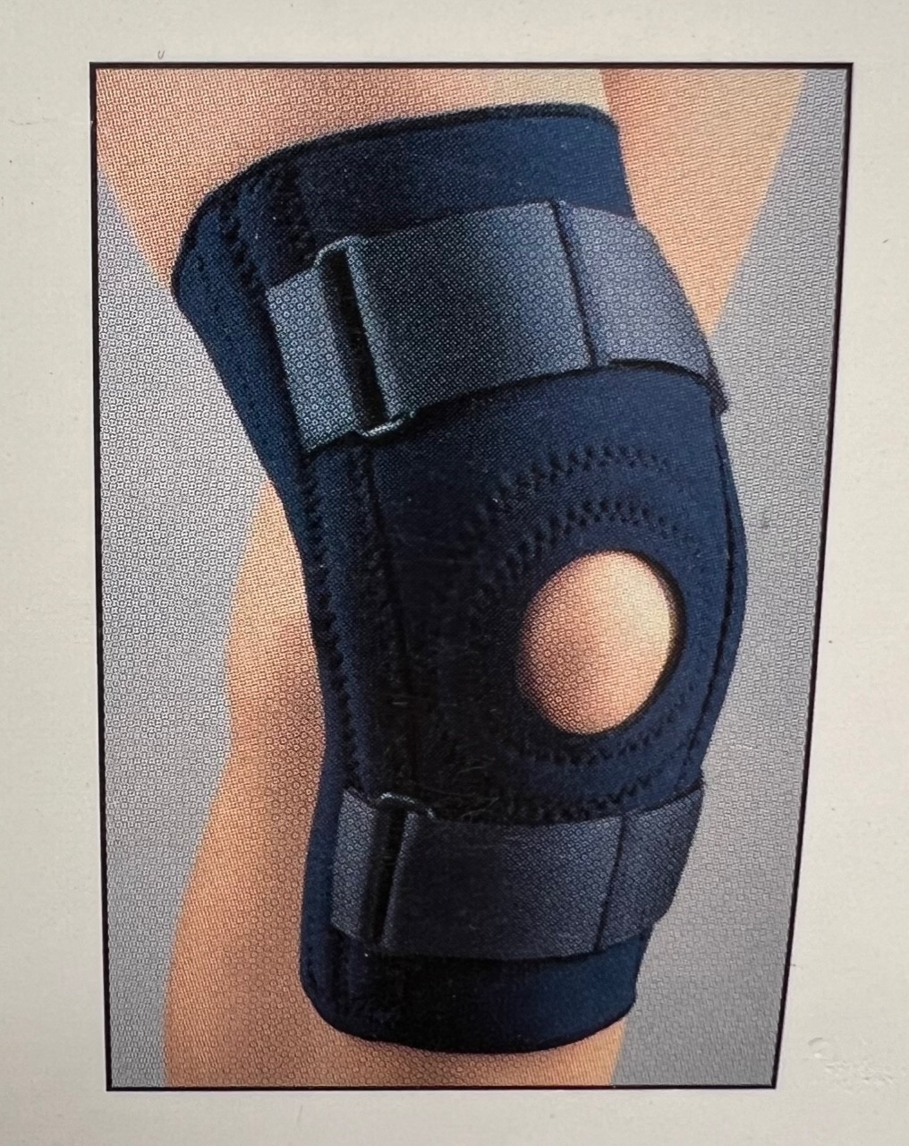 FLA Stabilizing Knee Support Spiral Stays, Horseshoe Stabilizer (Black) Small