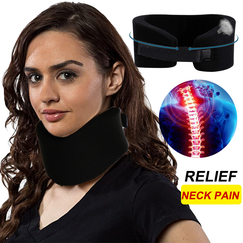 Adjustable Cervical Collar Neck Traction Firm Foam Brace Support Pain Relief US