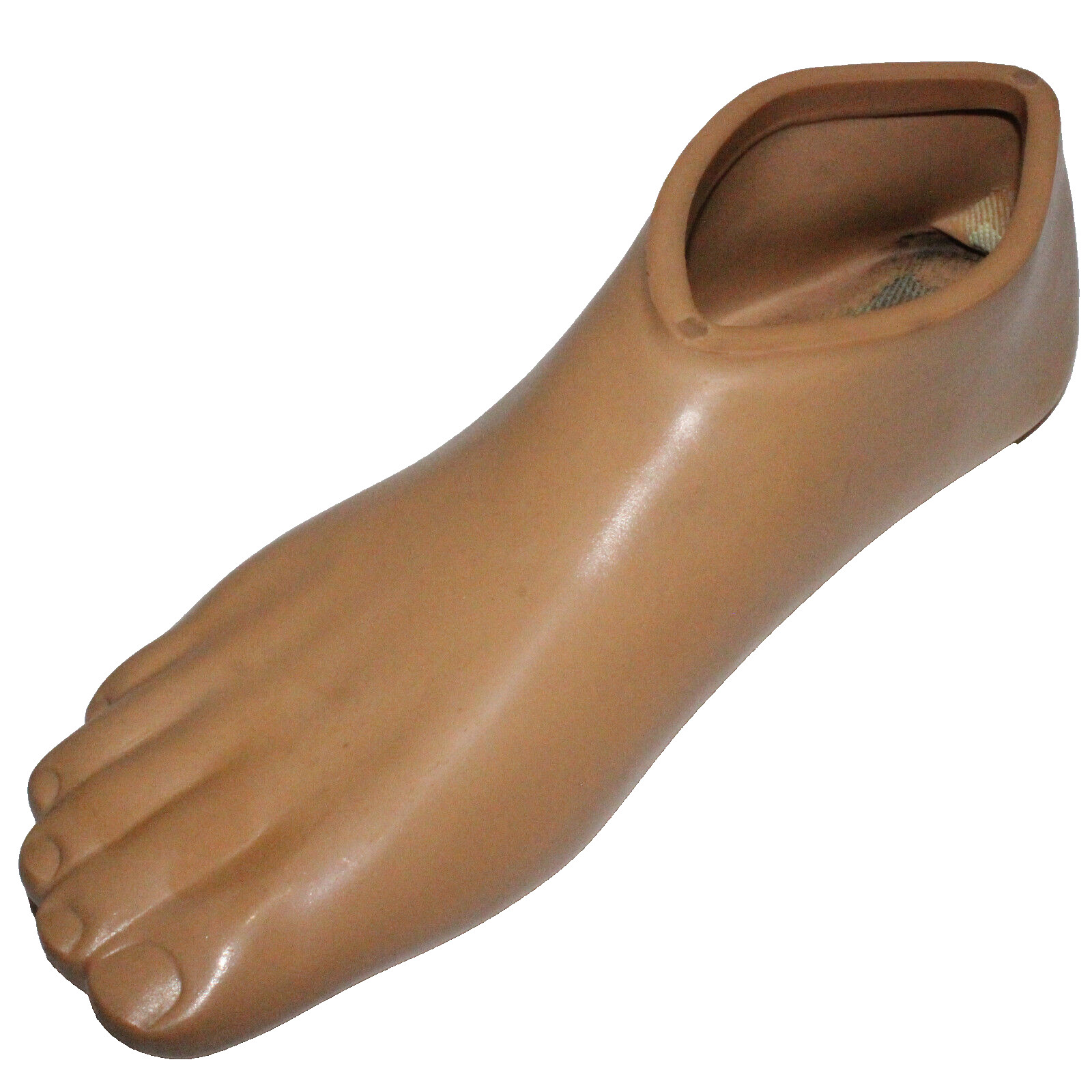 VERY NICE OSSUR REFLEX EVO BLADE PROSTHETIC FOOT SHELL RIGHT TAN CAUCASIAN~Sz 30