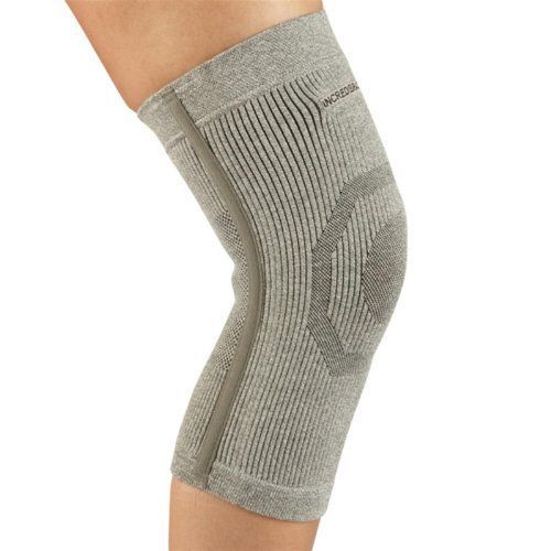 Incrediwear – Incredibrace Knee Brace Sleeve (M, L, XL, XXL, XXXL) Grey NEW