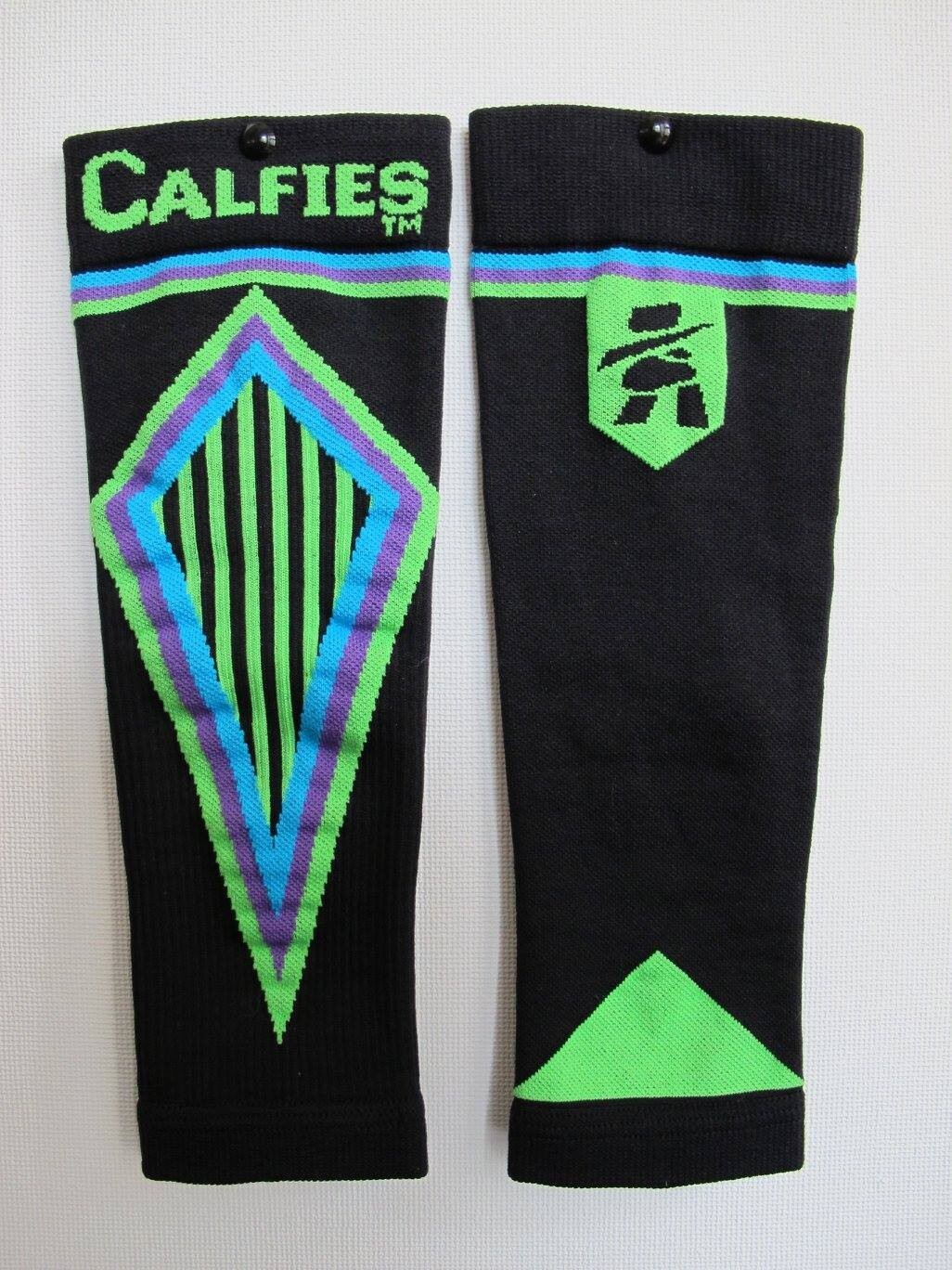 2PCS Tuff Togs Calf compression sleeve women men(footless)-Black-XXL-Unisex-NIB!