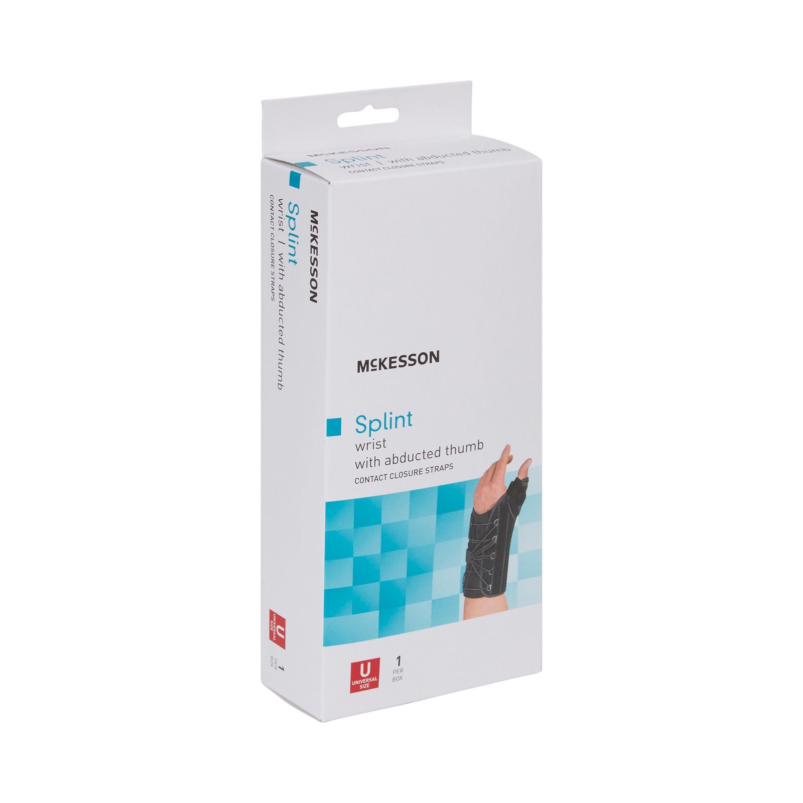 McKesson Single-Pull Lace Closure / Hook and Loop Strap Closure Wrist Brace