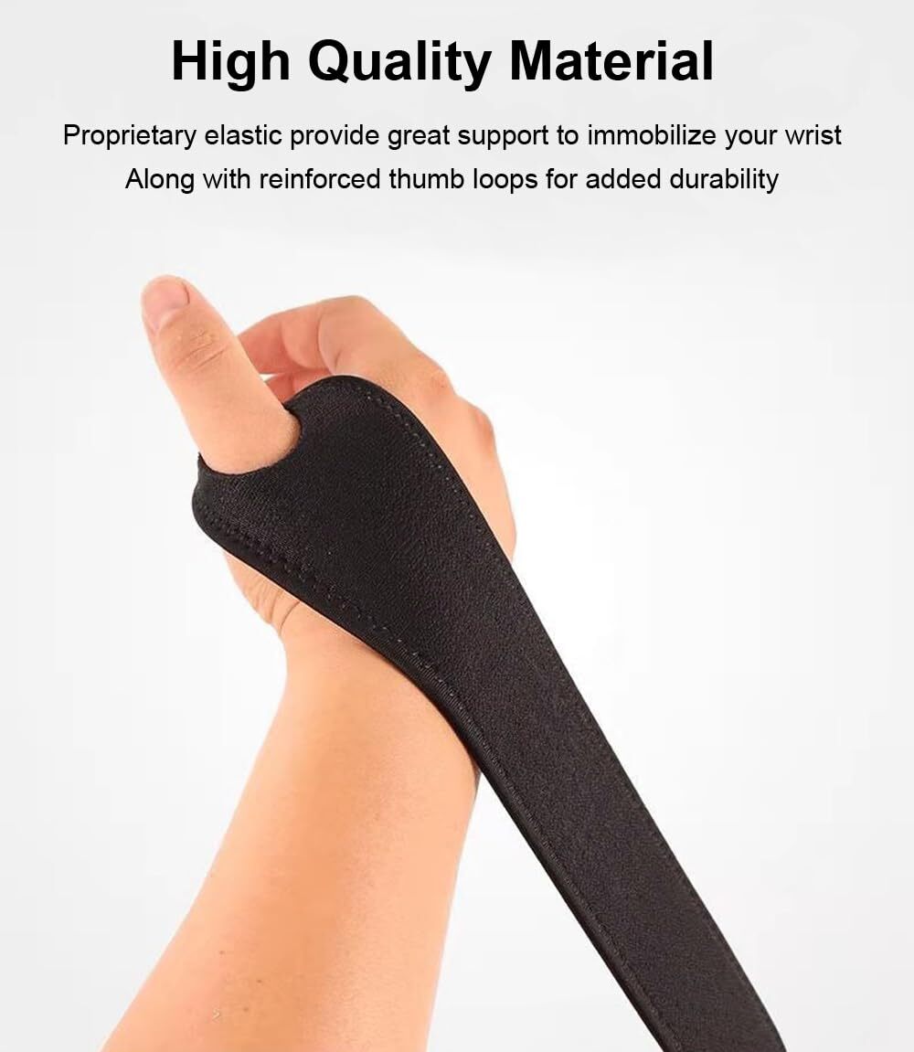 2 Pcs Wrist Support Brace Adjustable Wrist Strap for Fitness Weightlifting