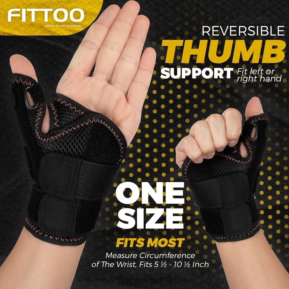 Copper Infused Thumb & Wrist Brace for Men and Women – Comfortable CMC Thumb …
