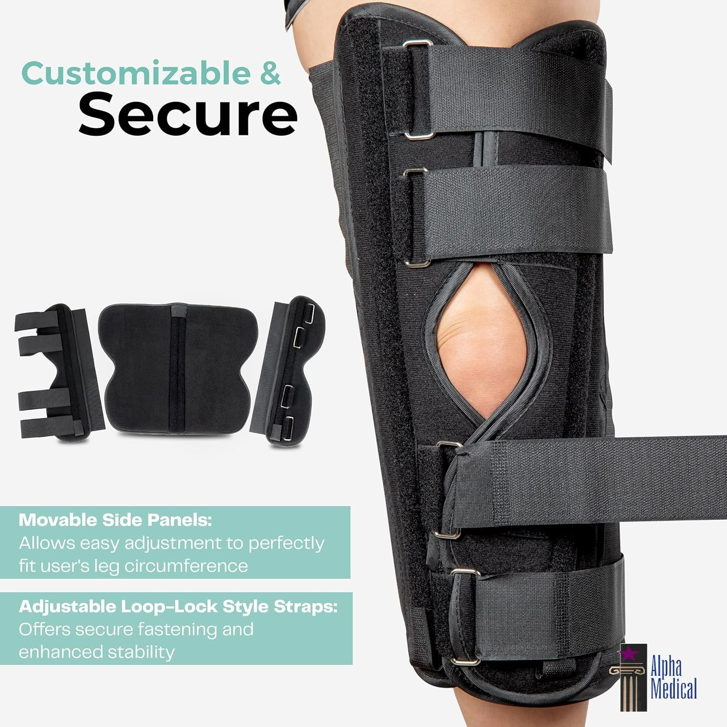 Universal Tri-Panel Knee Immobilizer