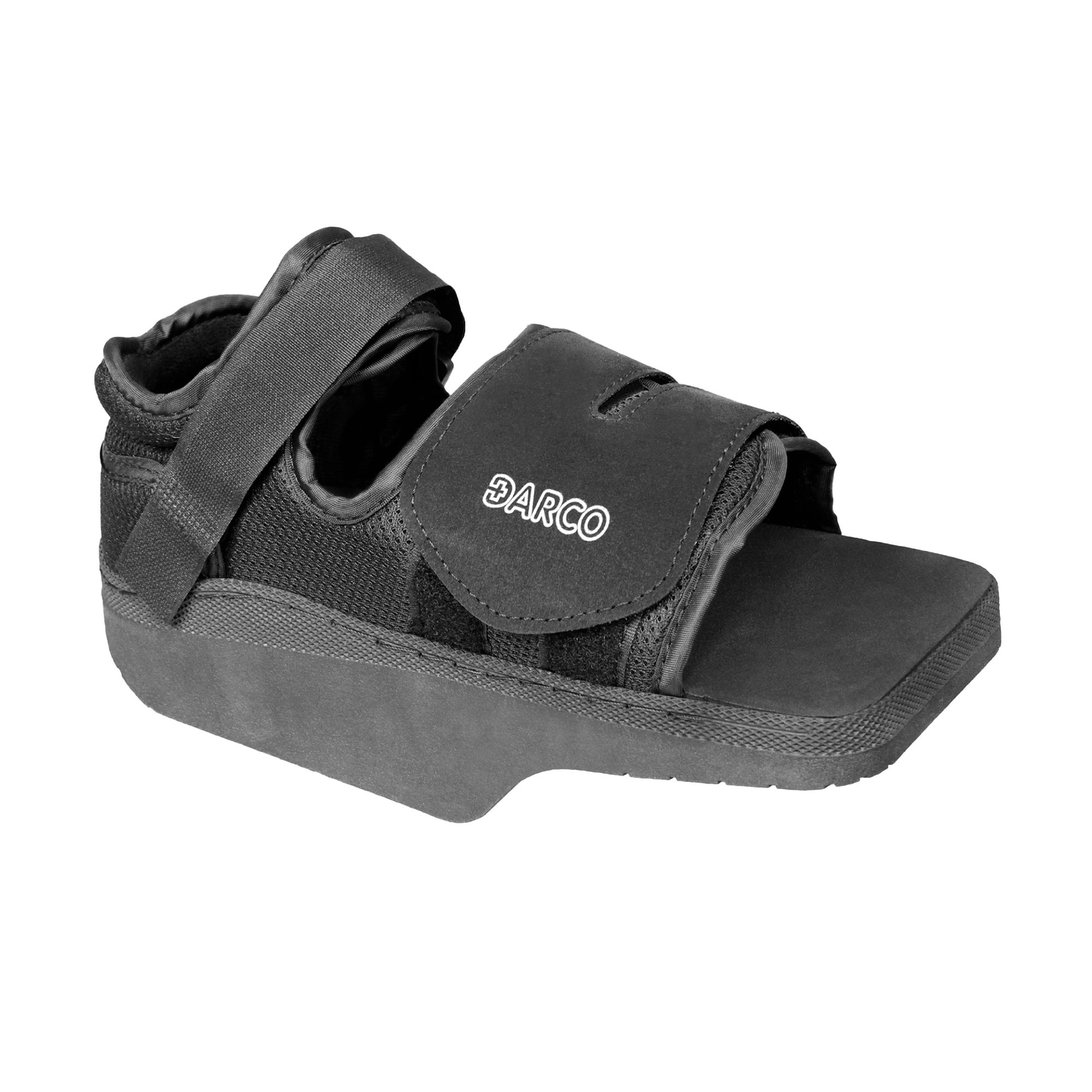 Darco OrthoWedge Black Post-Op Shoe Medium Removable Forefoot Closure OQ2B