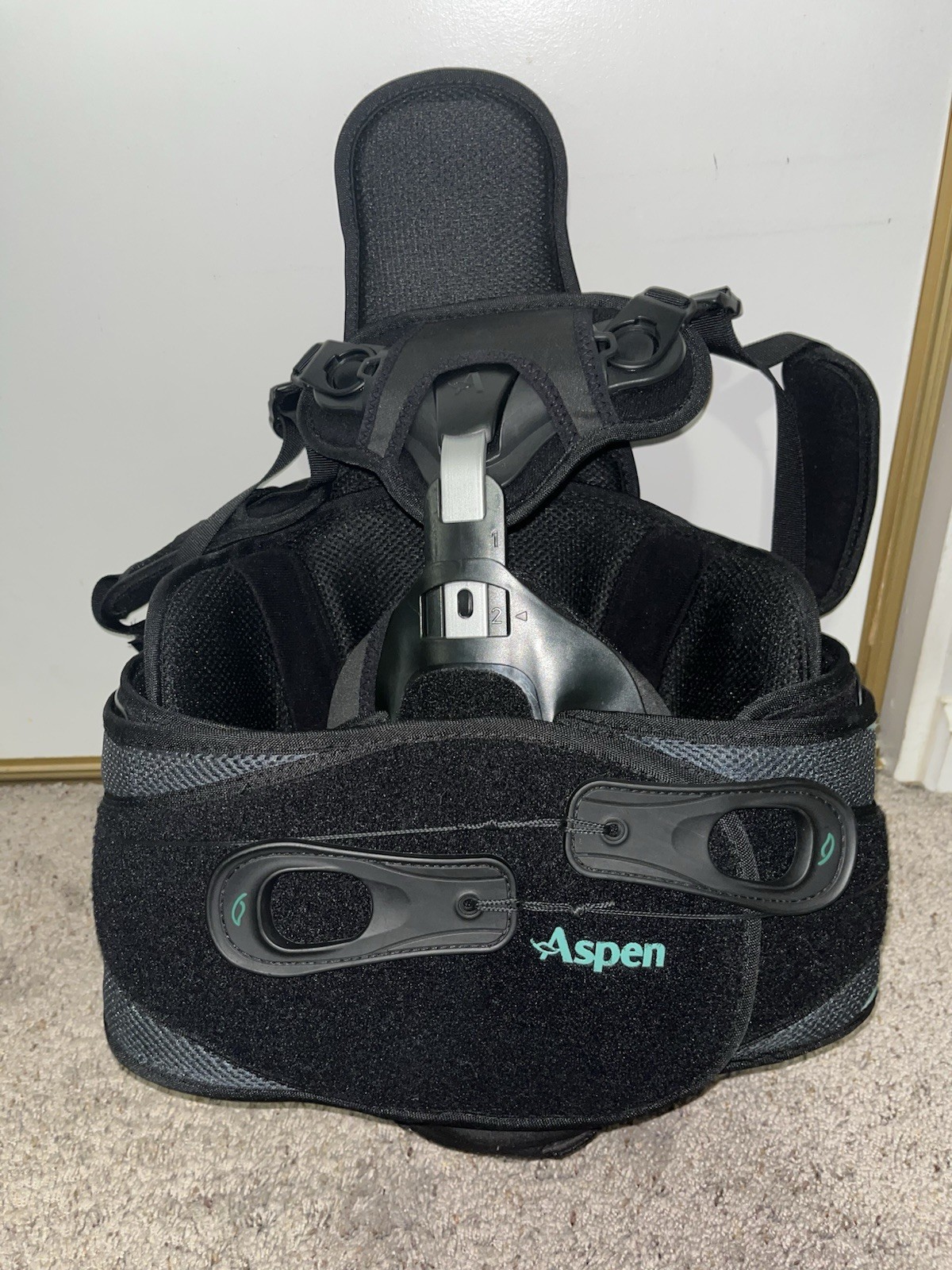 Aspen Vista 464 TLSO Thoracic Lumbar Sacral Orthosis Back Brace Black