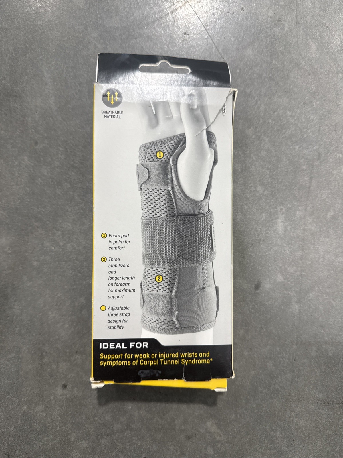 Deluxe Wrist Stabilizer Right Hand, S/M Open Box