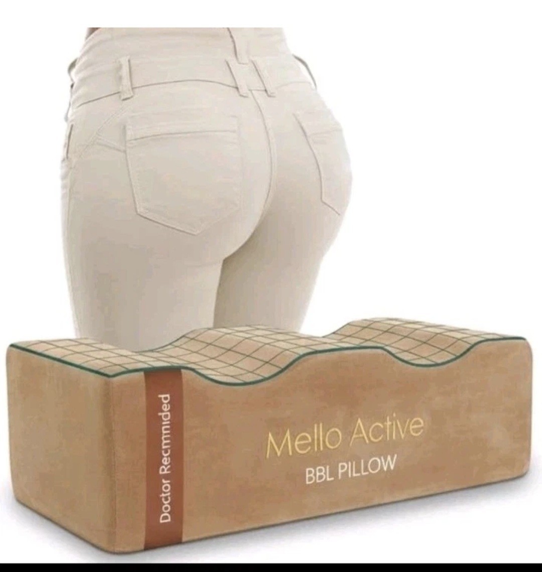 Mello Active BBL Pillow After Surgery – Doctor-Recommended, Firm & Lightweight