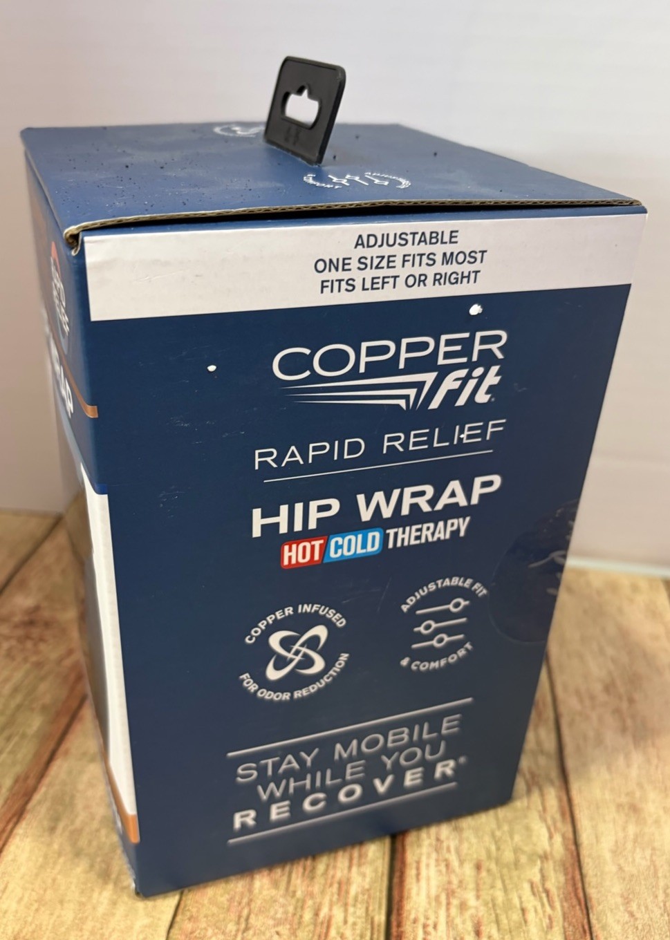 Copper Fit Rapid Relief Hip Wrap Hot Cold Therapy Adjustable Post Surgery