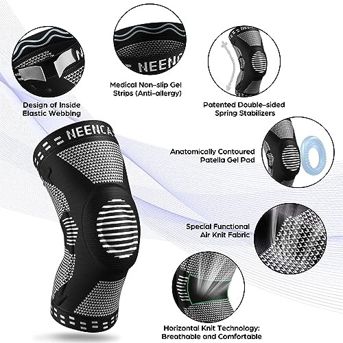 NEENCA Professional Knee Brace for Pain Relief, Medical Knee Support