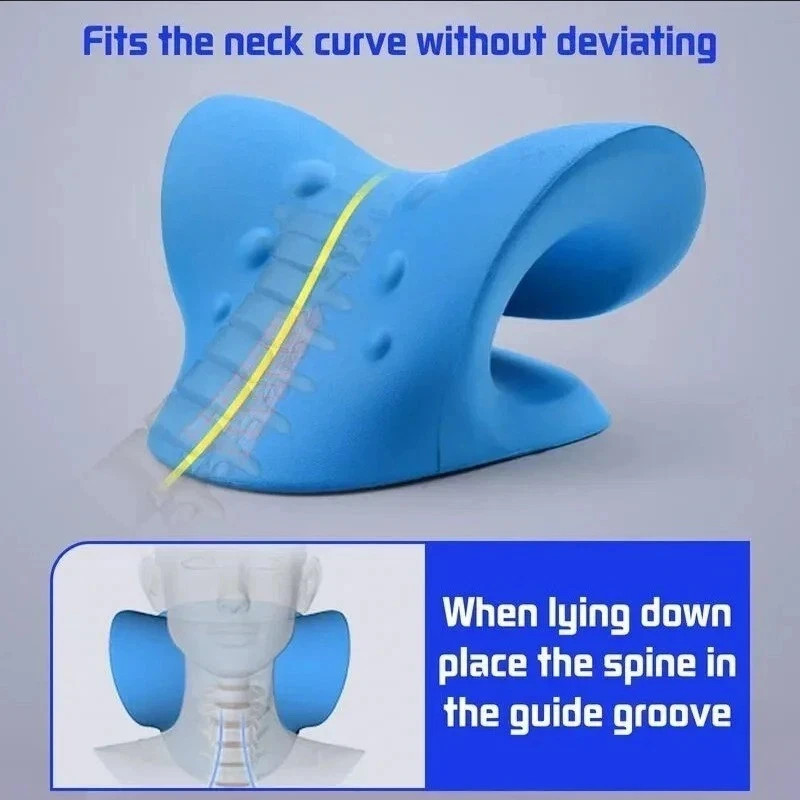 Neck Cloud Cervical Traction Device Neck Stretcher Neck Pain Relief Pillow