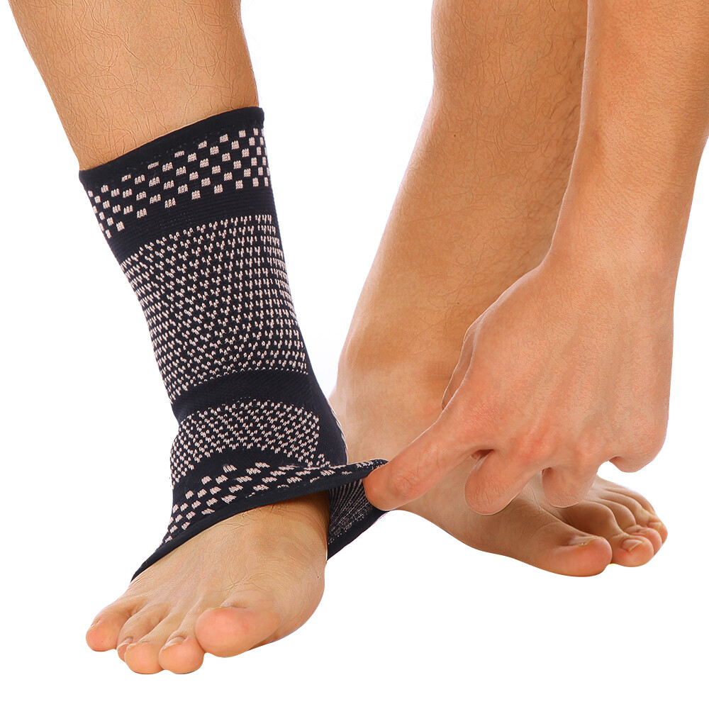 Ankle Brace Support Achilles Tendon Wrap Sleeve Socks Adjustable Arch Tendinitis