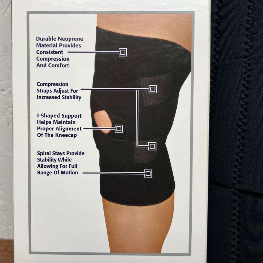 Curad Knee Support with J Shaped Support Right X-Large