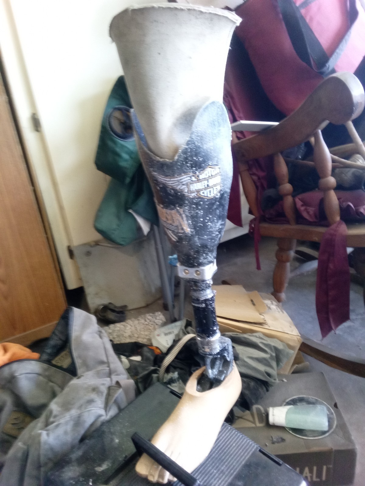 CARBON FIBER BELOW-KNEE PROSTHETIC LEG META METACORE FOOT APC TRULIFE LEFT FOOT