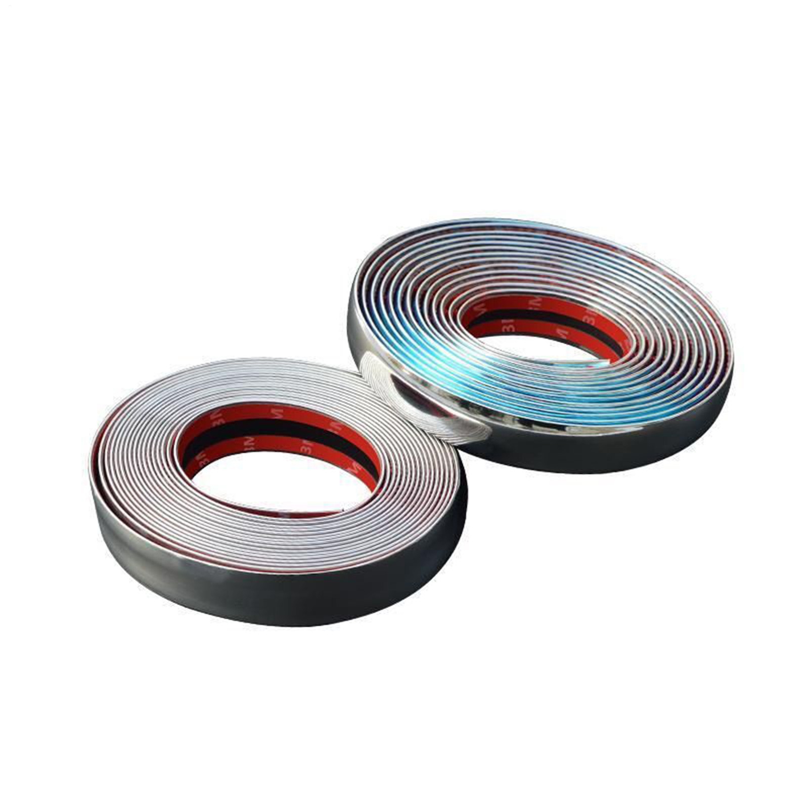 Durable Silver Car Chrome Styling Decor Moulding Trim Strip Tape Multi-size