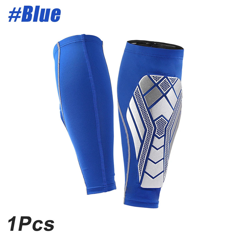 Sport Calf Compression Sleeves with EVA Pad for Men Women, Leg Sleeve and Shin S
