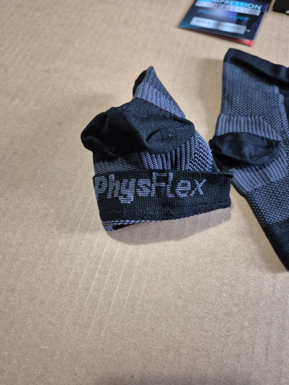 Physflex Compression Foot Sleeve Arch support Plantar Fasciitis NEW, Medium