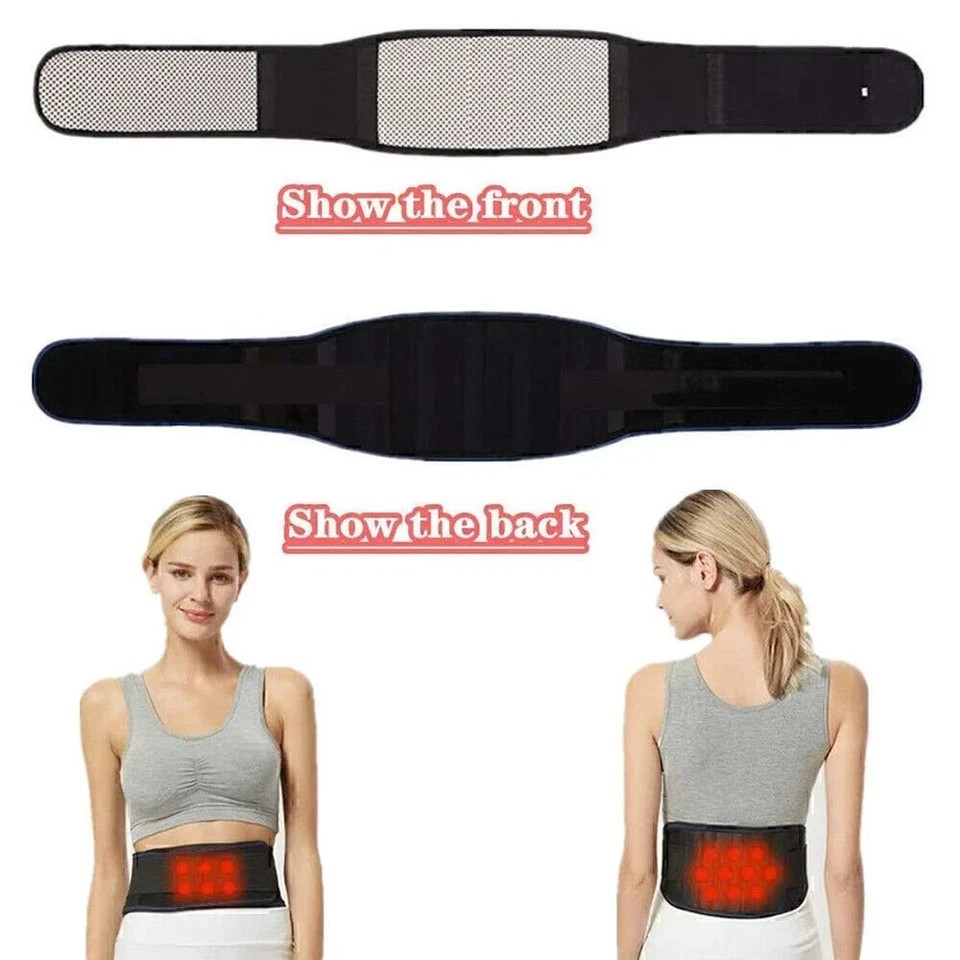 Adjustable Lower Back Brace Lumbar Support Waist Belt For Men Women Pain Relief