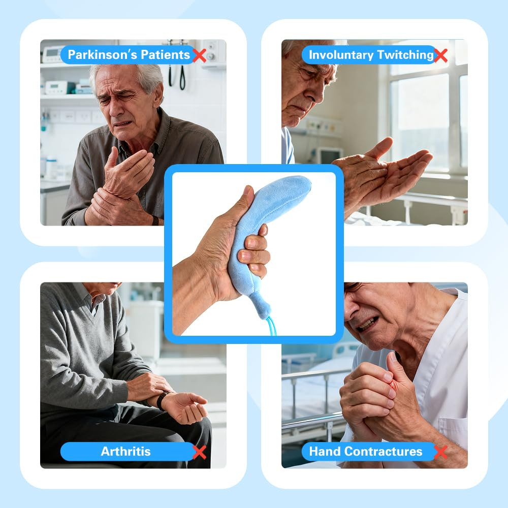 4 Pcs Palm Protector Hand Contracture Cushion with Finger Wands | Support Preven
