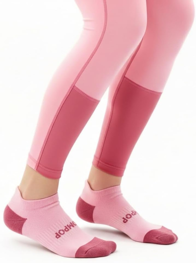 Compression Ankle Socks for Men & Women, Athletic Socks with Arch Support, Light