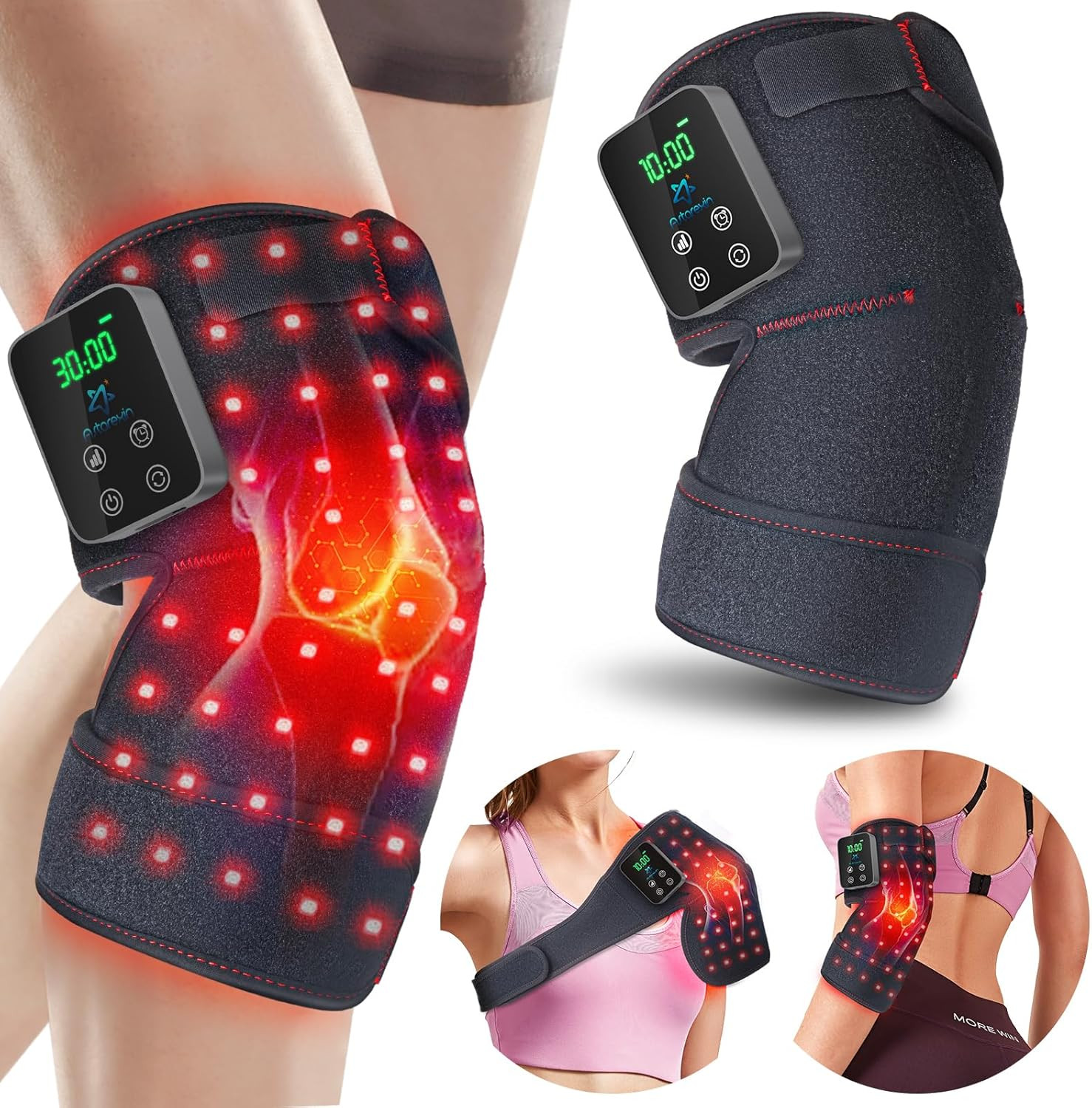 Rechargeable Red Light Therapy Knee Wrap – Pain Relief for Joints & Muscles