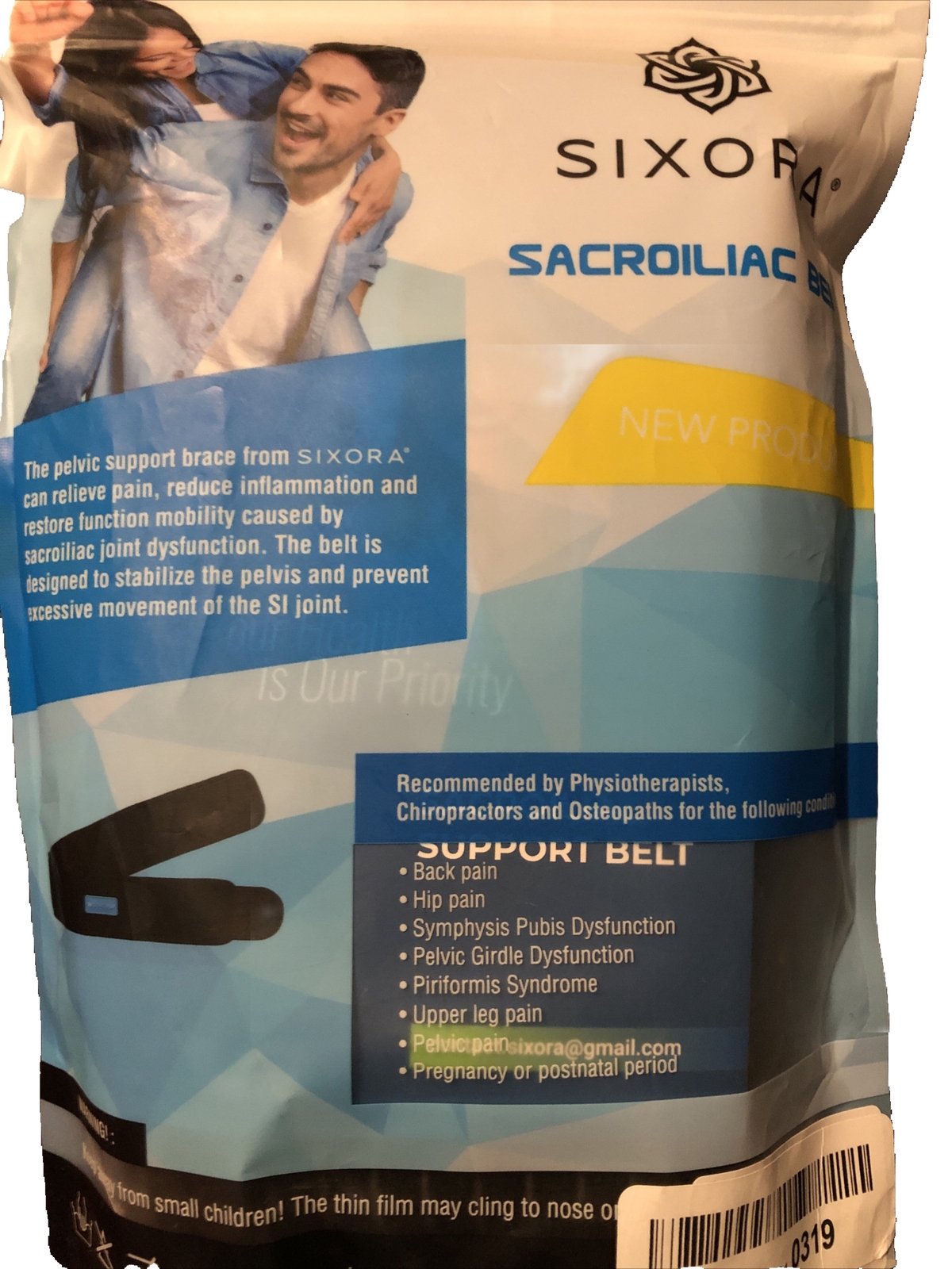 Sixora sacroiliac belt