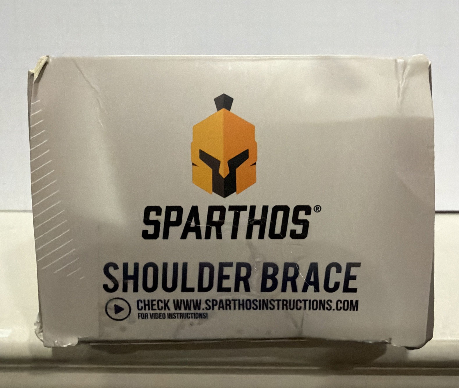 SPARTHOS Shoulder Brace Universal Beige Rotator Cuff Support Adjustable NEW
